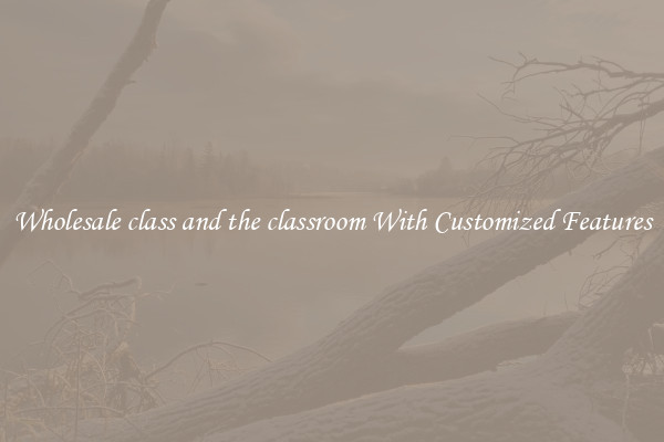 Wholesale class and the classroom With Customized Features