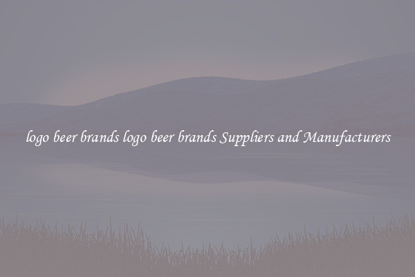 logo beer brands logo beer brands Suppliers and Manufacturers