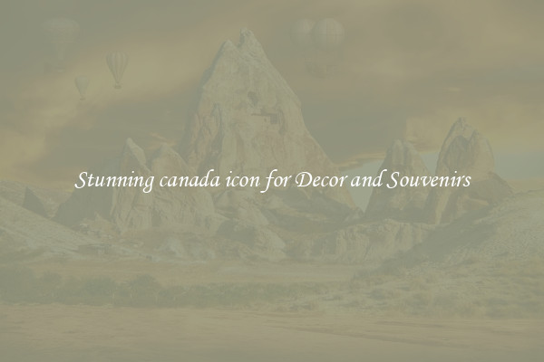 Stunning canada icon for Decor and Souvenirs