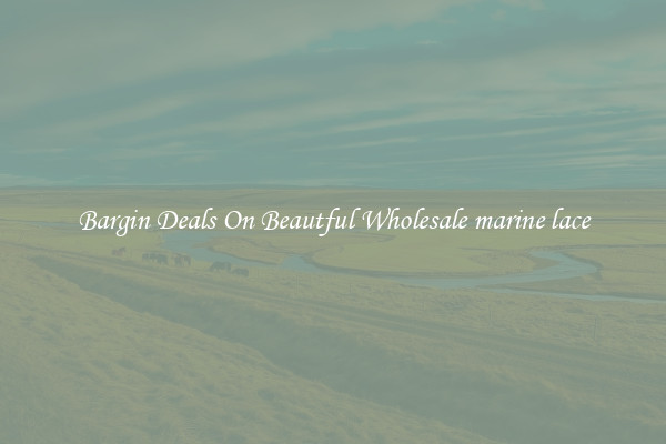 Bargin Deals On Beautful Wholesale marine lace
