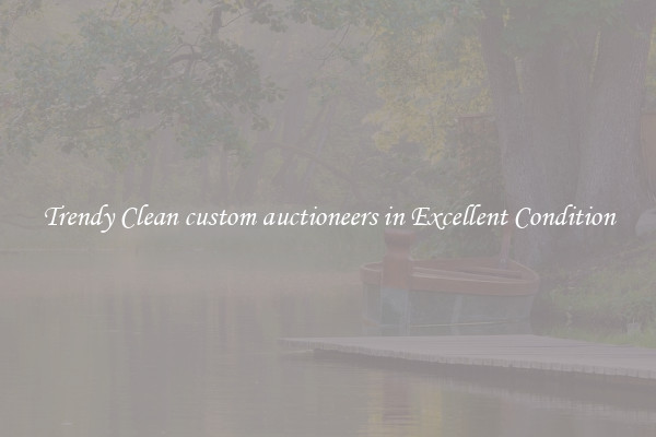 Trendy Clean custom auctioneers in Excellent Condition