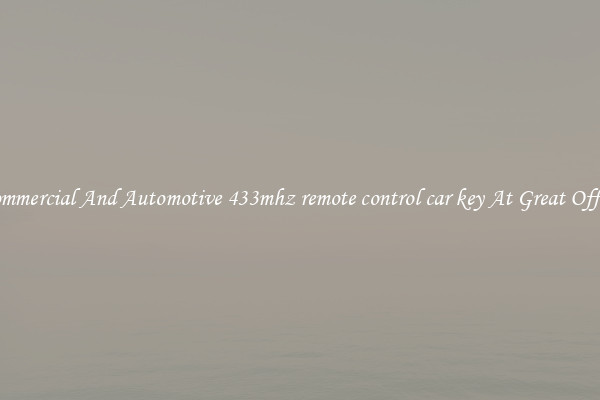 Commercial And Automotive 433mhz remote control car key At Great Offers