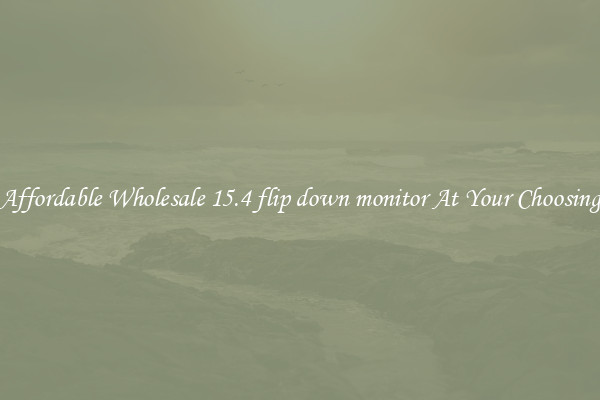 Affordable Wholesale 15.4 flip down monitor At Your Choosing